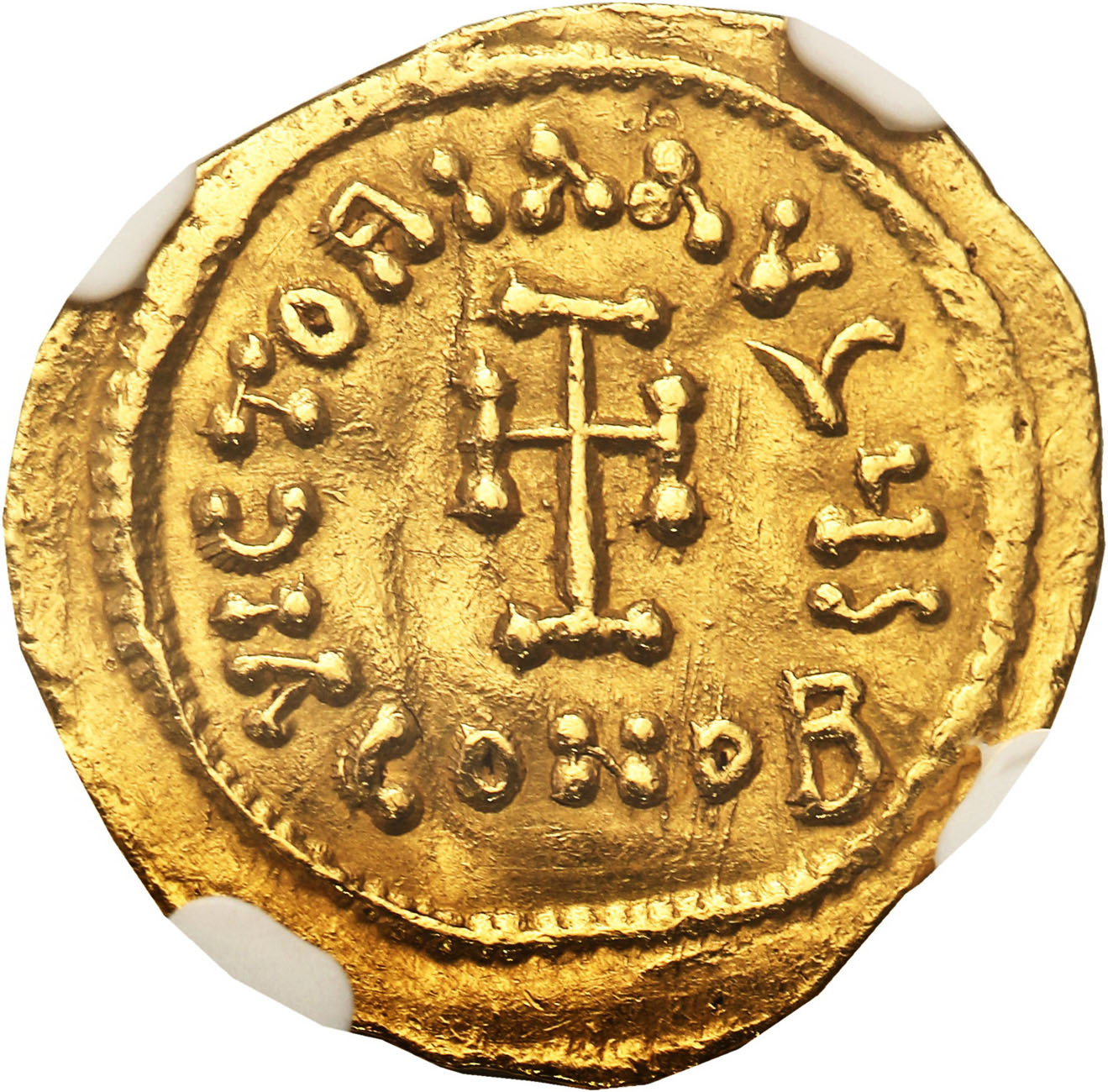 Bizancjum. Constans II (641-668). Tremisis, Konstantynopol NGC AU 5/5 2/5